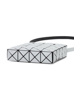 A detail shot of the BAO BAO ISSEY MIYAKE PRISM GLOSS shoulder bag.