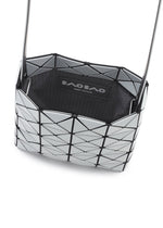 A detail shot of the BAO BAO ISSEY MIYAKE PRISM GLOSS shoulder bag.