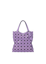 A product shot of the BAO BAO ISSEY MIYAKE PRISM GLOSS tote bag in orchid.