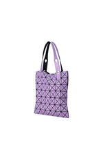 A detail shot of the BAO BAO ISSEY MIYAKE PRISM GLOSS tote bag.