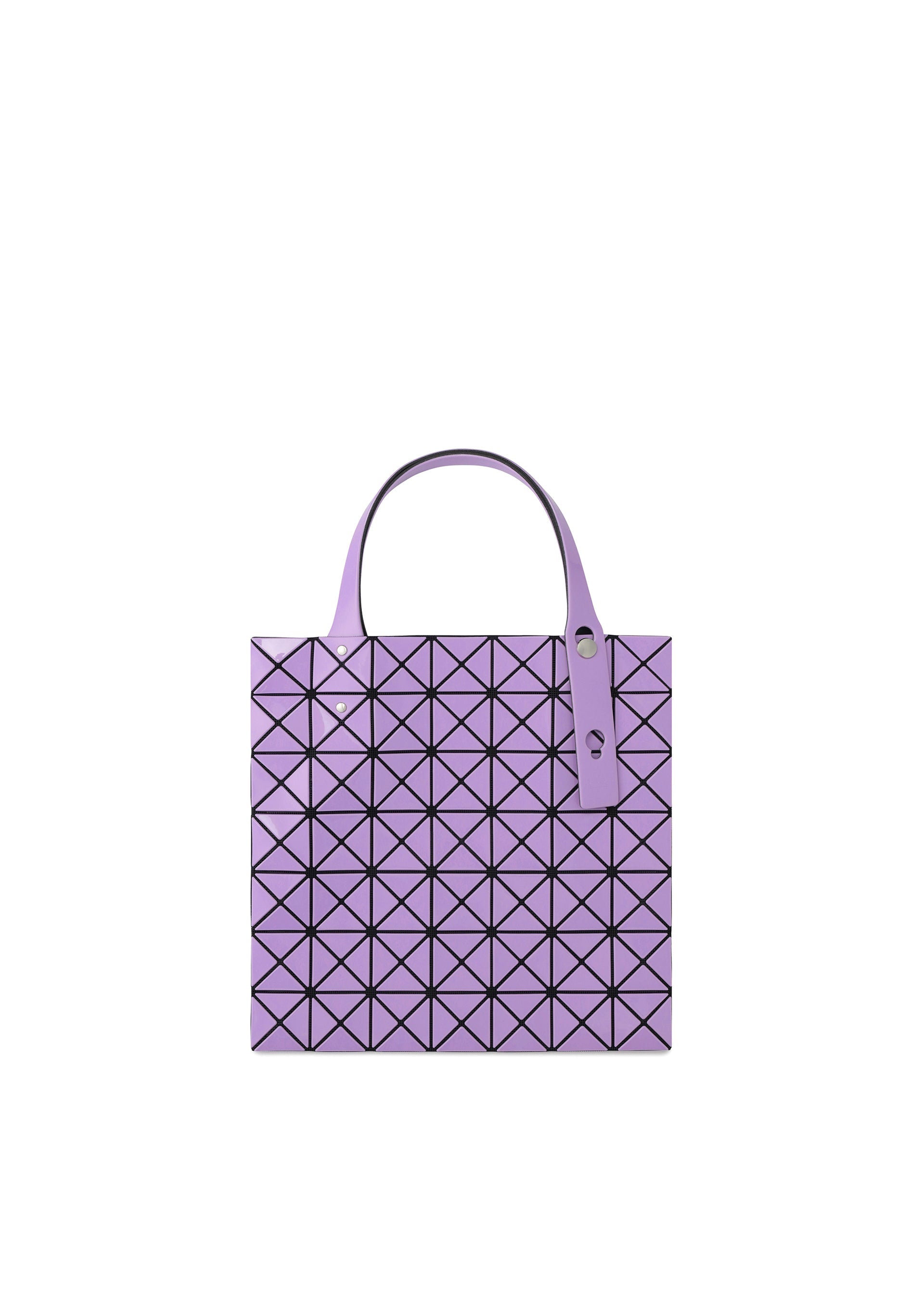 A detail shot of the BAO BAO ISSEY MIYAKE PRISM GLOSS tote bag.