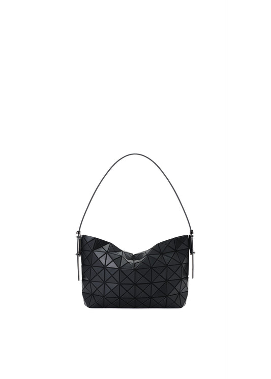 A product shot of the BAO BAO ISSEY MIYAKE MUSETTE shoulder bag in matte black.