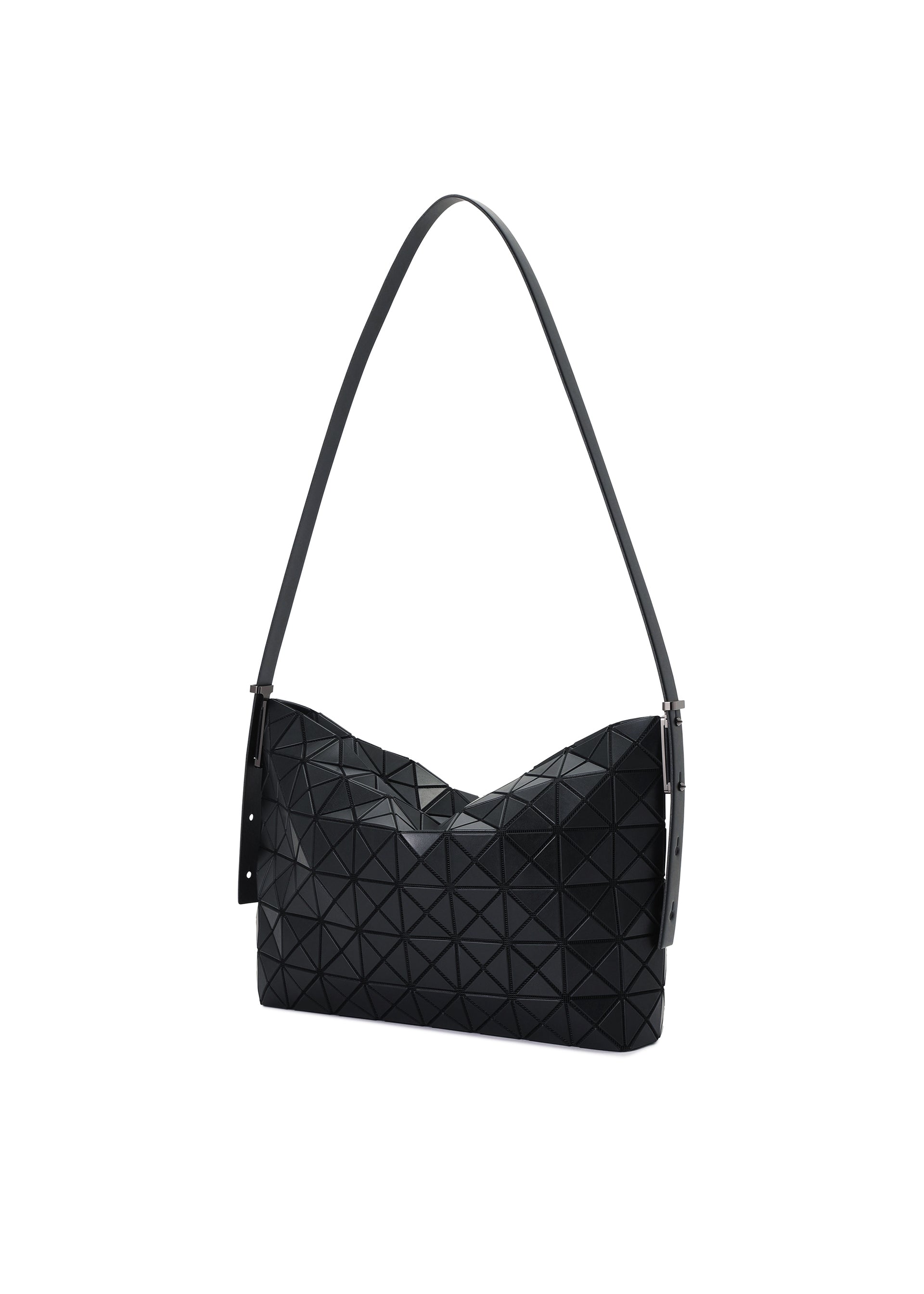 A detail shot of the BAO BAO ISSEY MIYAKE MUSETTE shoulder bag.
