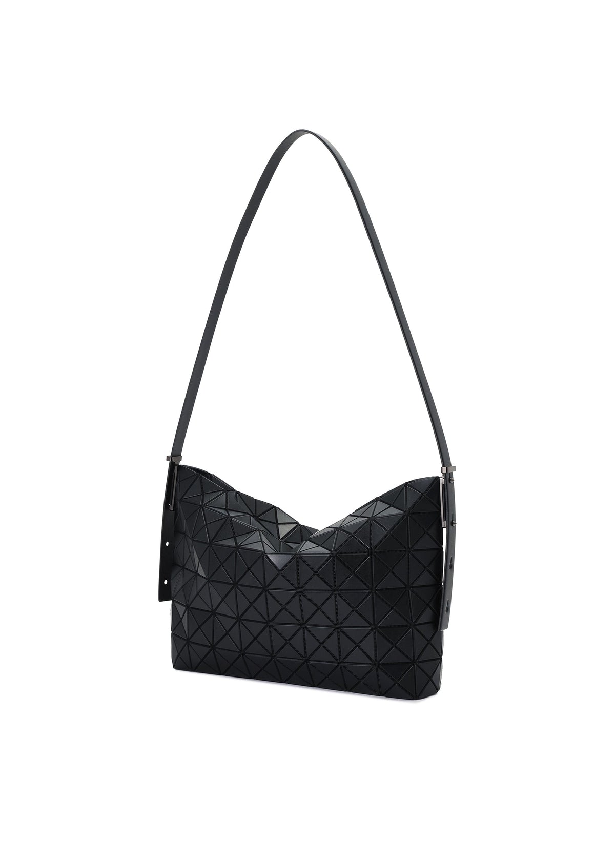 A detail shot of the BAO BAO ISSEY MIYAKE MUSETTE shoulder bag.