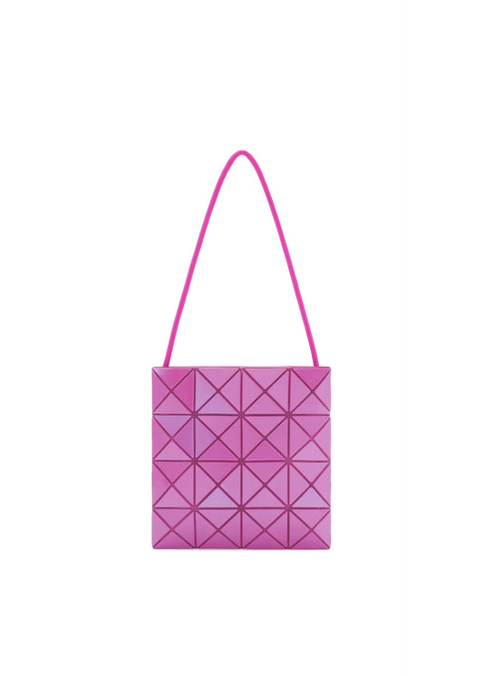A product shot of the BAO BAO ISSEY MIYAKE LUCENT ONE-TONE shoulder bag in horizon pink.