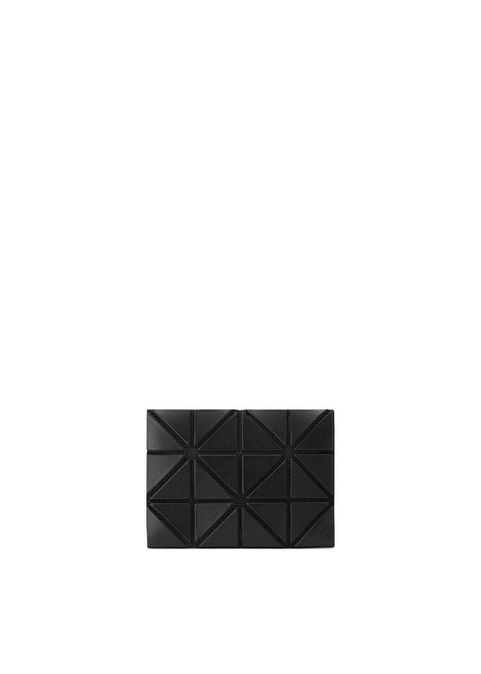 A product shot of the BAO BAO ISSEY MIYAKE CARD CASE MATTE card case in matte black.