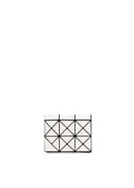 A product shot of the BAO BAO ISSEY MIYAKE TWINKLE wallet in off white.