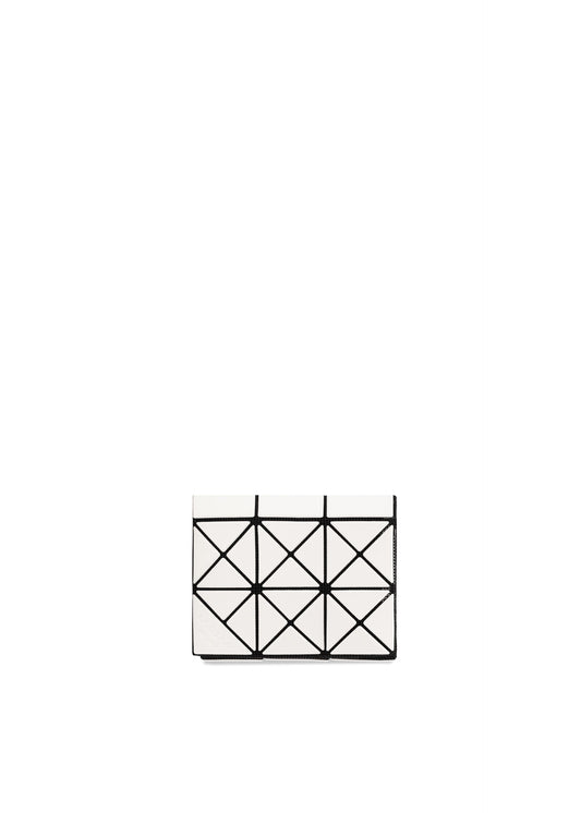 A product shot of the BAO BAO ISSEY MIYAKE TWINKLE wallet in off white.