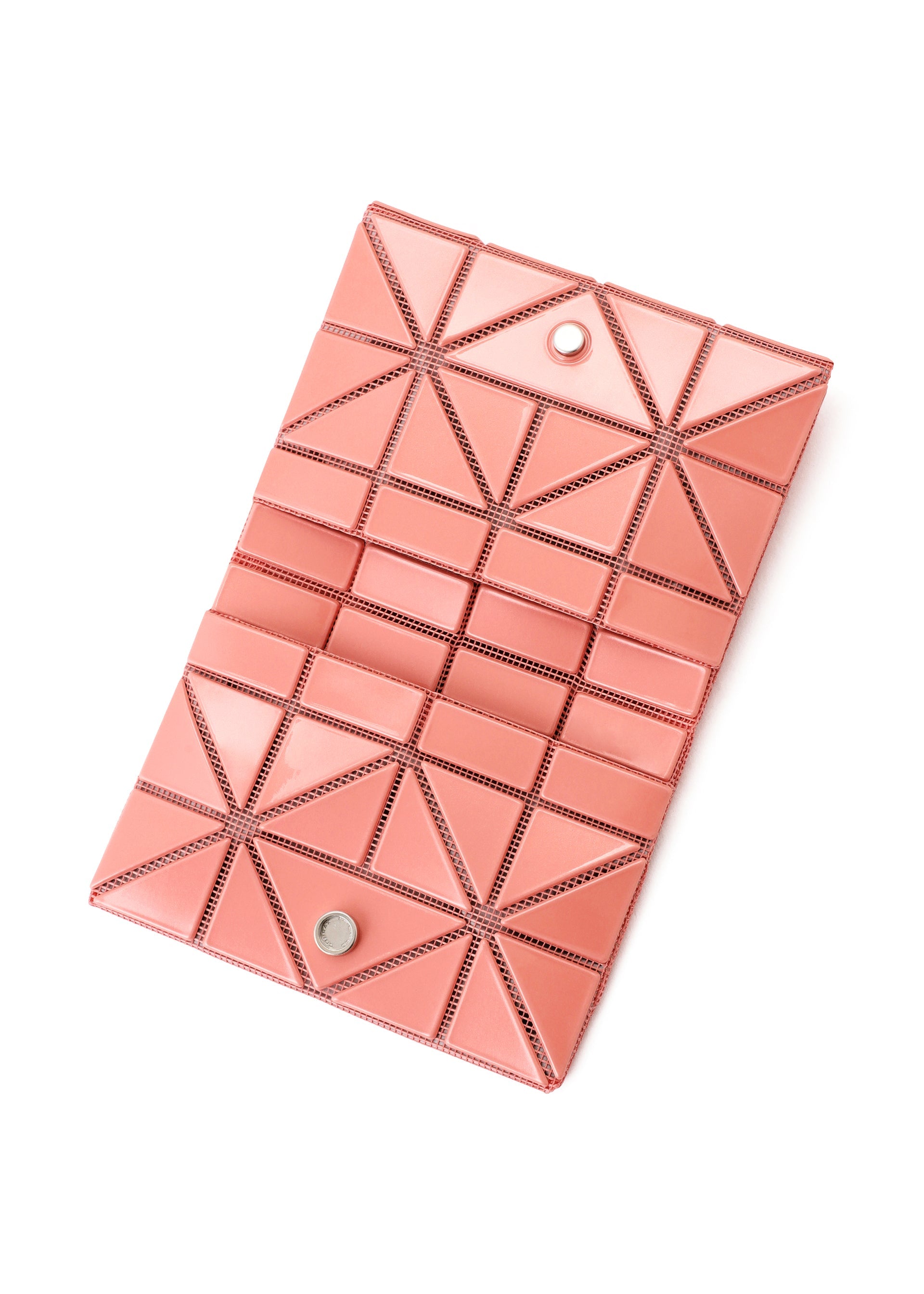 A detail shot of the BAO BAO ISSEY MIYAKE CARD WALLET card case.