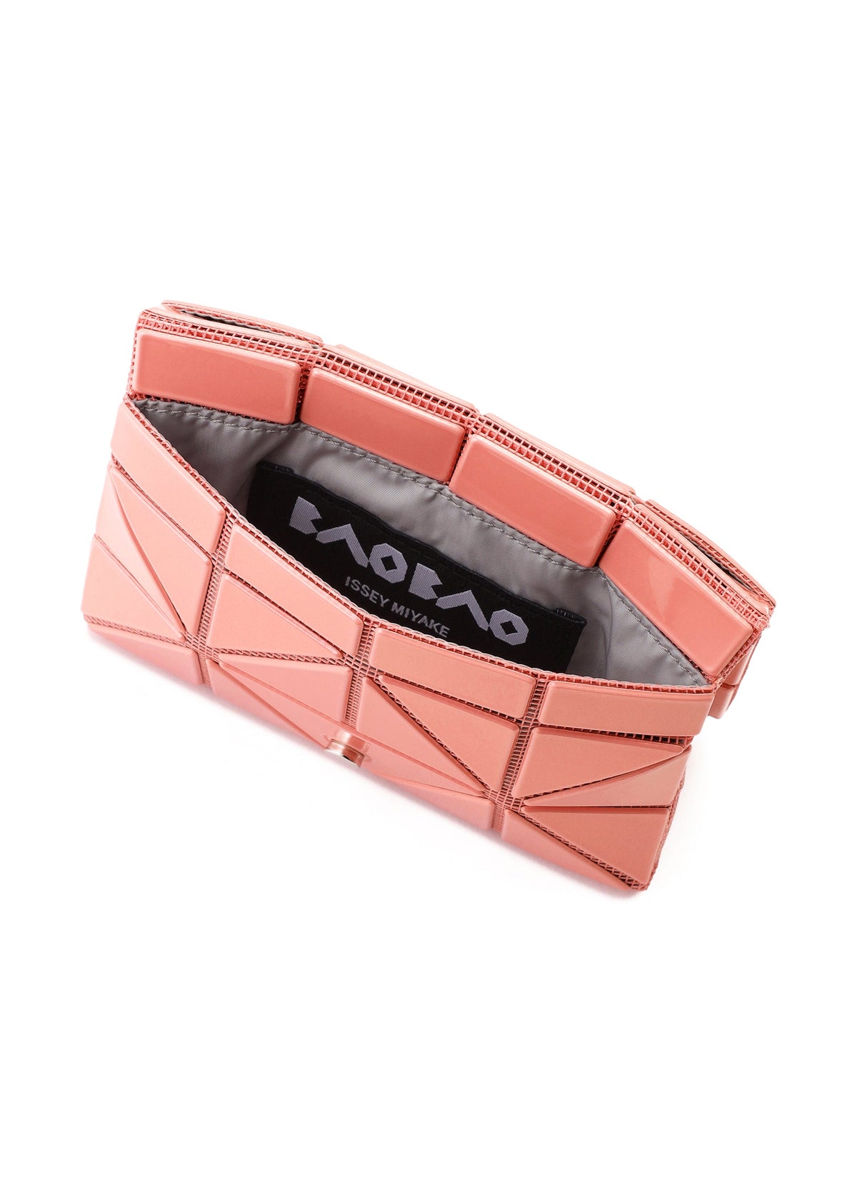 A detail shot of the BAO BAO ISSEY MIYAKE CARD WALLET card case.