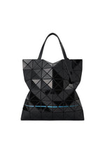 A detail shot of the BAO BAO ISSEY MIYAKE WARP tote bag.