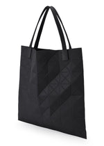 A detail shot of the BAO BAO ISSEY MIYAKE TRACK tote bag.