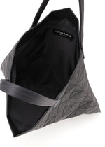 A detail shot of the BAO BAO ISSEY MIYAKE TRACK tote bag.