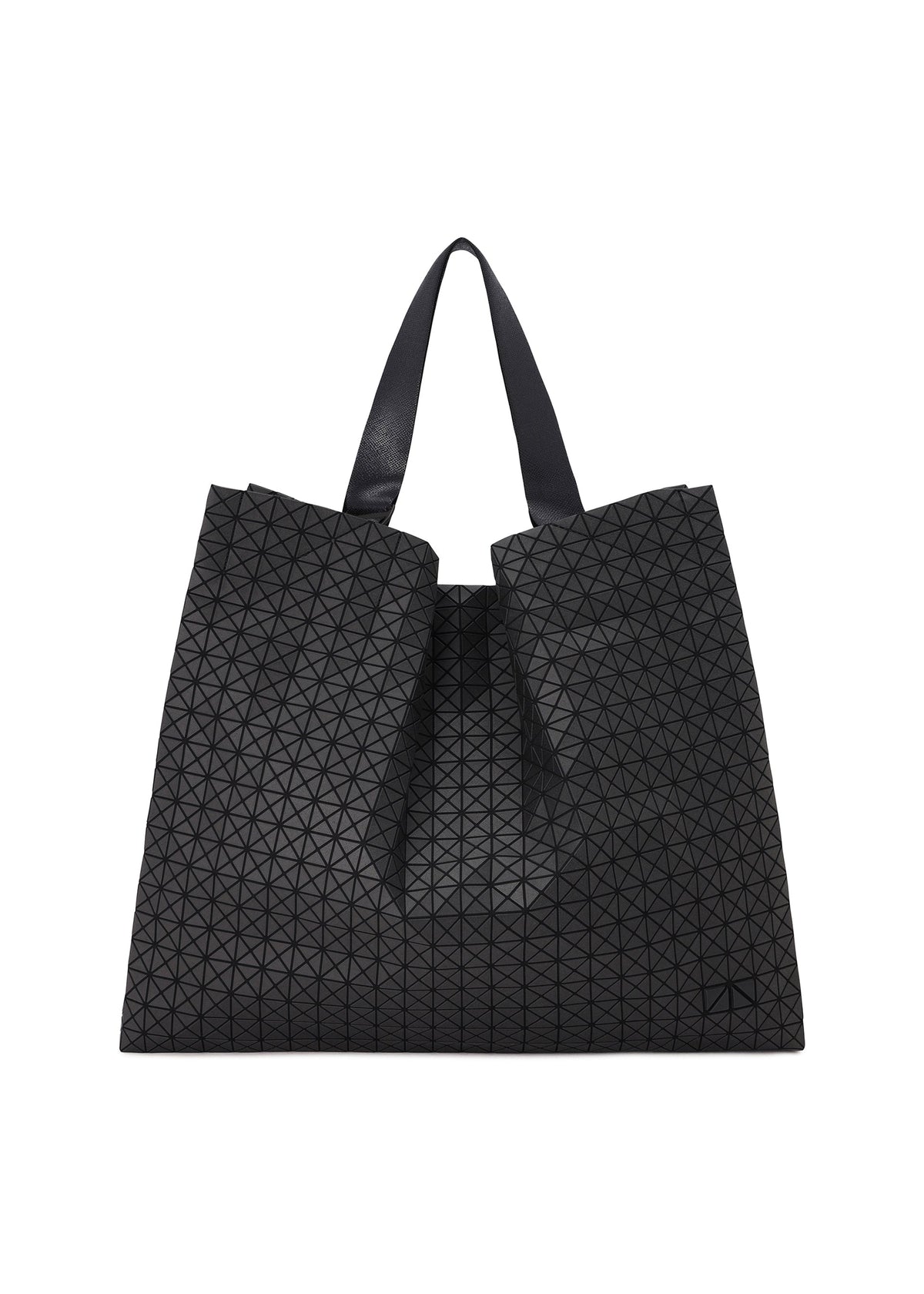 A product shot of the BAO BAO ISSEY MIYAKE CART tote bag in matte black.