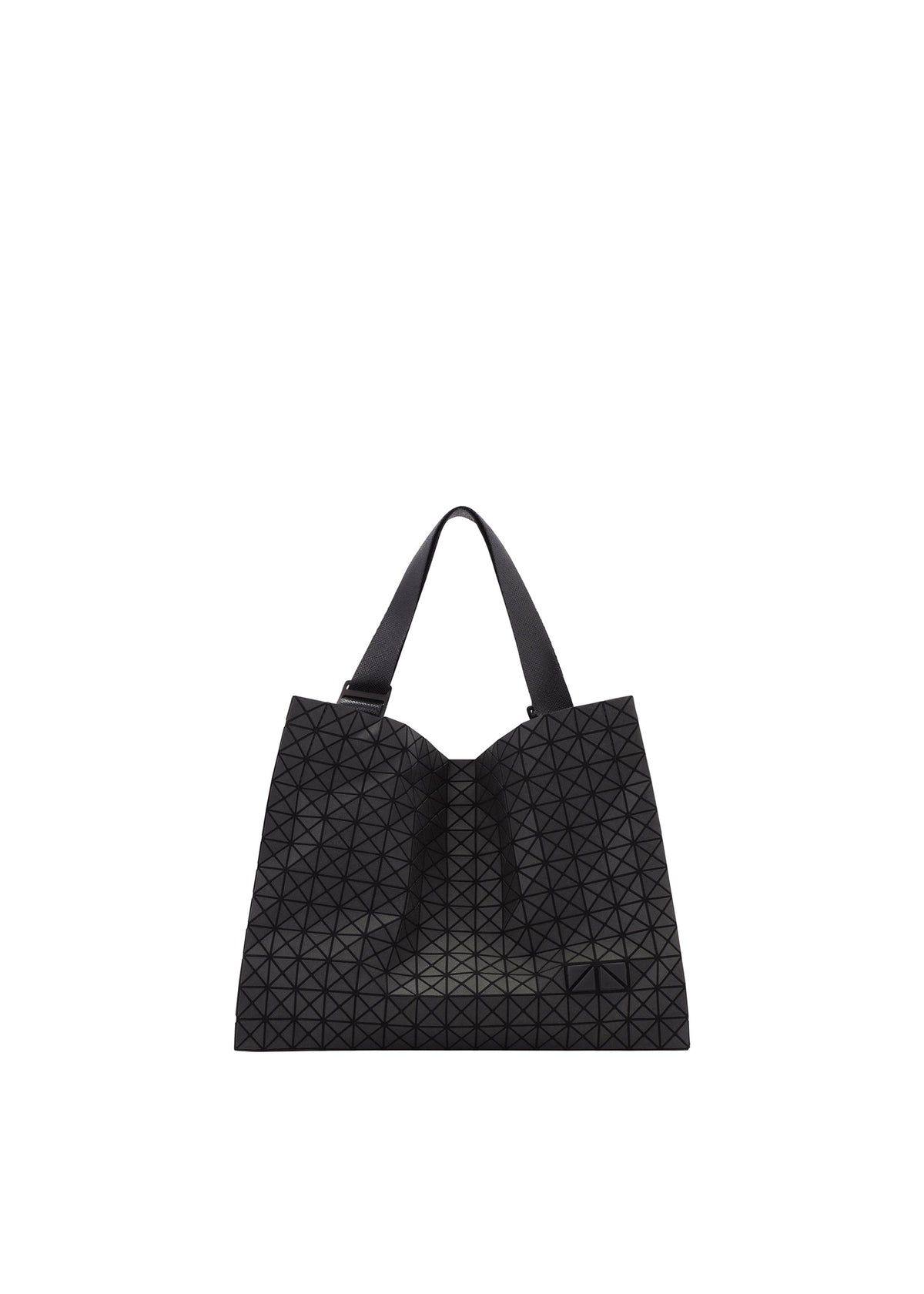 A product shot of the BAO BAO ISSEY MIYAKE CART MINI tote bag in matte black.