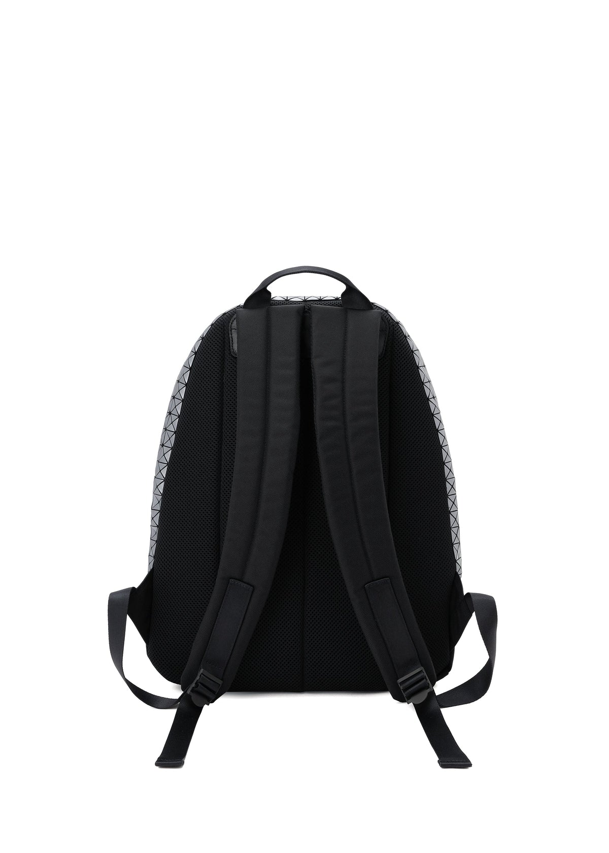 A detail shot of the BAO BAO ISSEY MIYAKE DAYPACK REFLECTOR backpack.