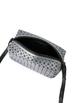 A detail shot of the BAO BAO ISSEY MIYAKE SADDLE BAG REFLECTOR shoulder bag.