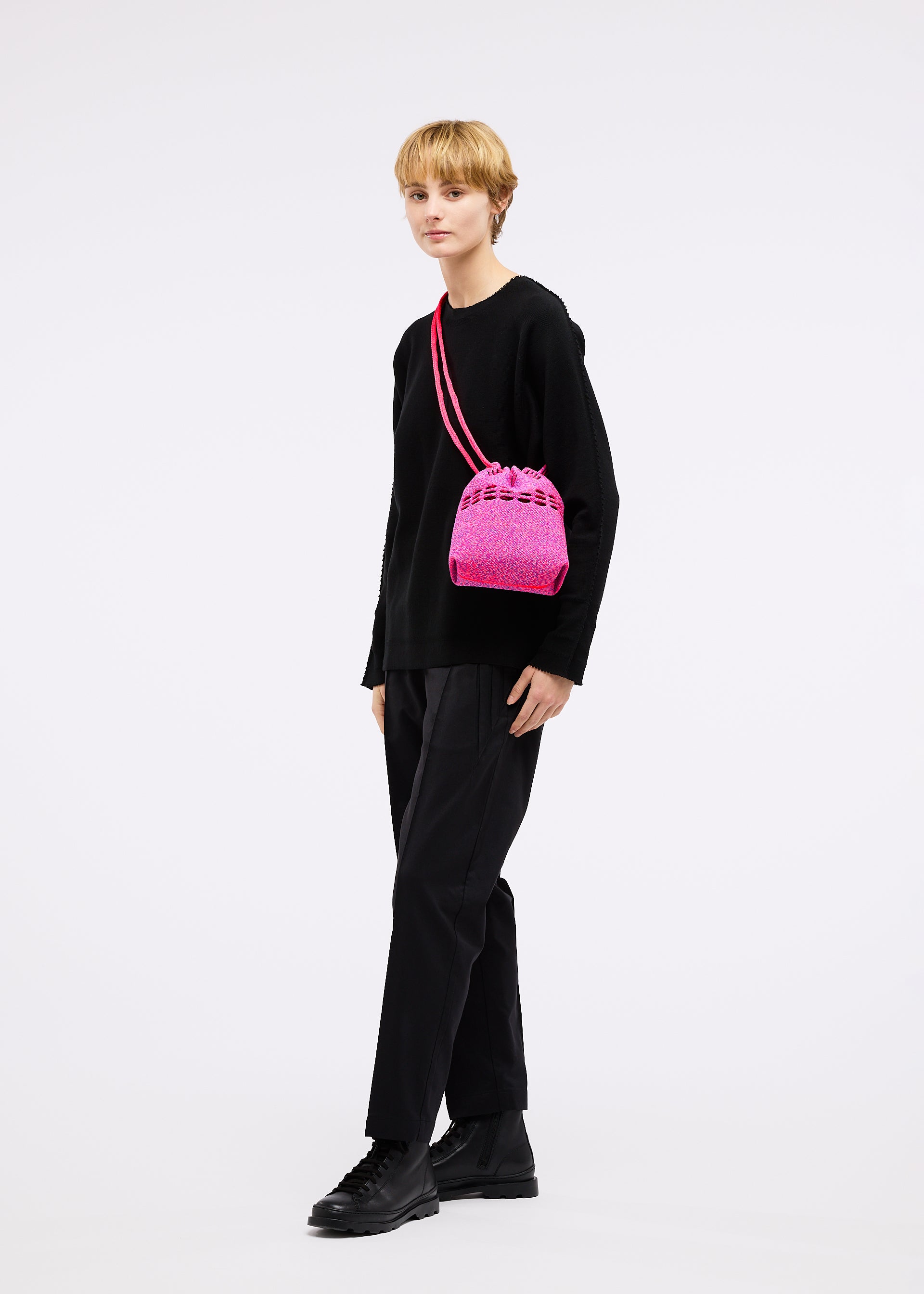 MOKKO MELANGE MIX Shoulder Bag Blue Mix – ISSEY MIYAKE EU