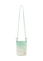 A product shot of the GOOD GOODS ISSEY MIYAKE MOKKO NET GRADATION gg66ag37169os in ice green.