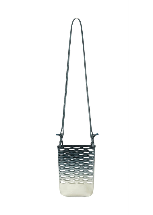 A product shot of the GOOD GOODS ISSEY MIYAKE MOKKO NET GRADATION gg66ag37174os in deep ocean blue.
