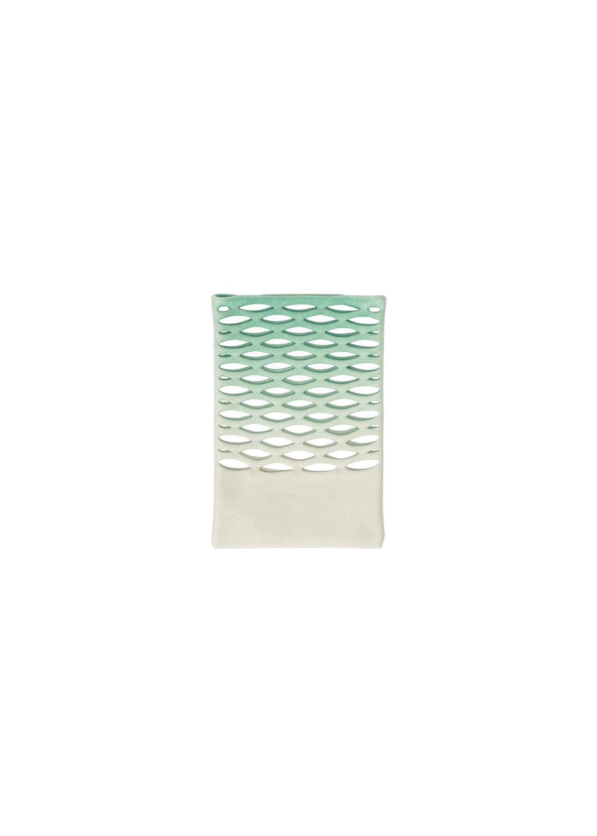 A detail shot of the GOOD GOODS ISSEY MIYAKE MOKKO NET GRADATION gg66ag37169os.