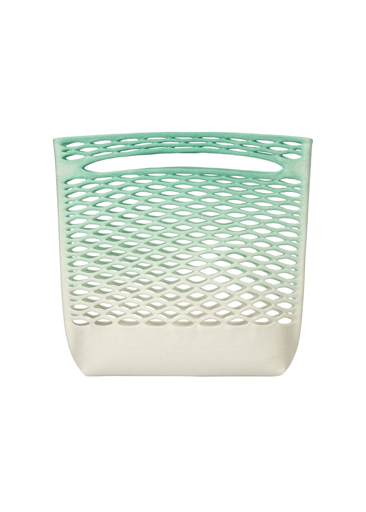 A product shot of the GOOD GOODS ISSEY MIYAKE MOKKO NET GRADATION gg66ag37369os in ice green.