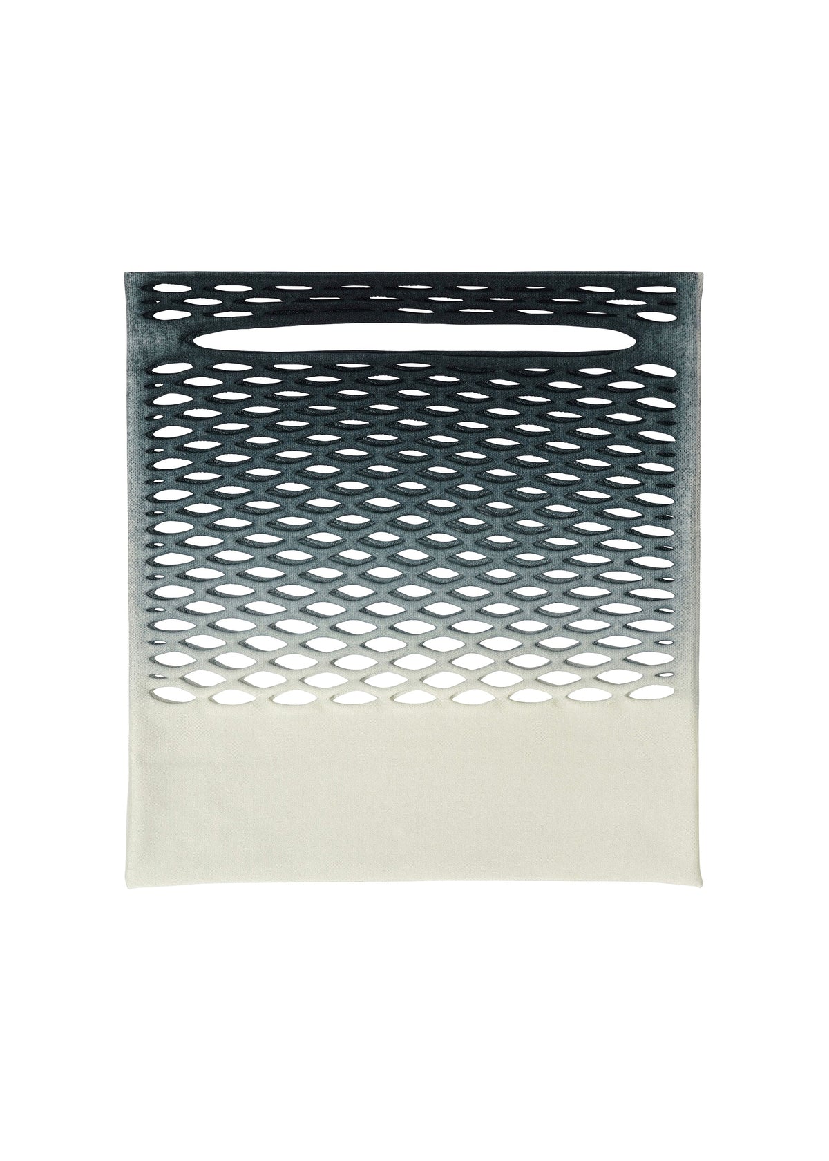 A detail shot of the GOOD GOODS ISSEY MIYAKE MOKKO NET GRADATION gg66ag37369os.