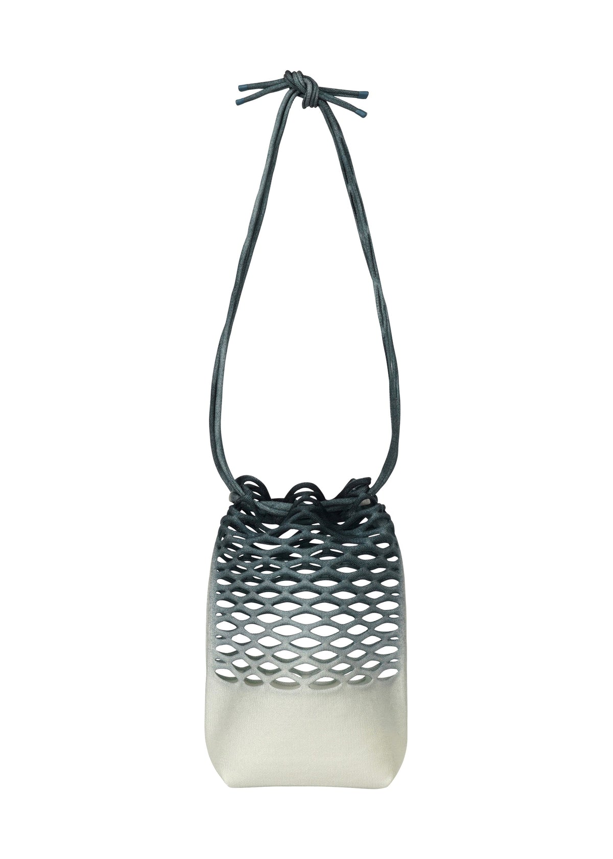 A product shot of the GOOD GOODS ISSEY MIYAKE MOKKO NET GRADATION gg66ag37474os in deep ocean blue.