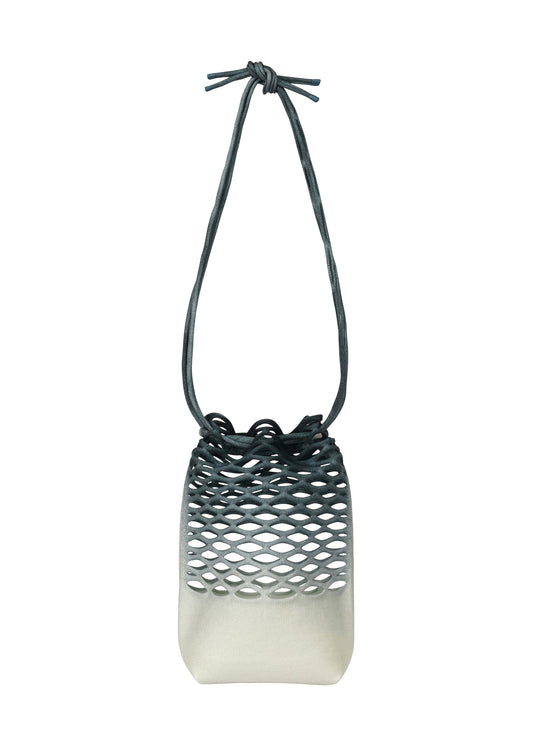 A product shot of the GOOD GOODS ISSEY MIYAKE MOKKO NET GRADATION gg66ag37474os in deep ocean blue.