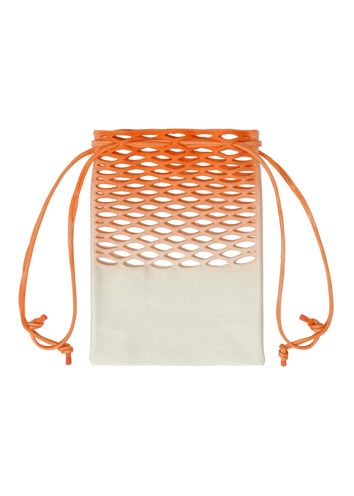 A detail shot of the GOOD GOODS ISSEY MIYAKE MOKKO NET GRADATION gg66ag37469os.