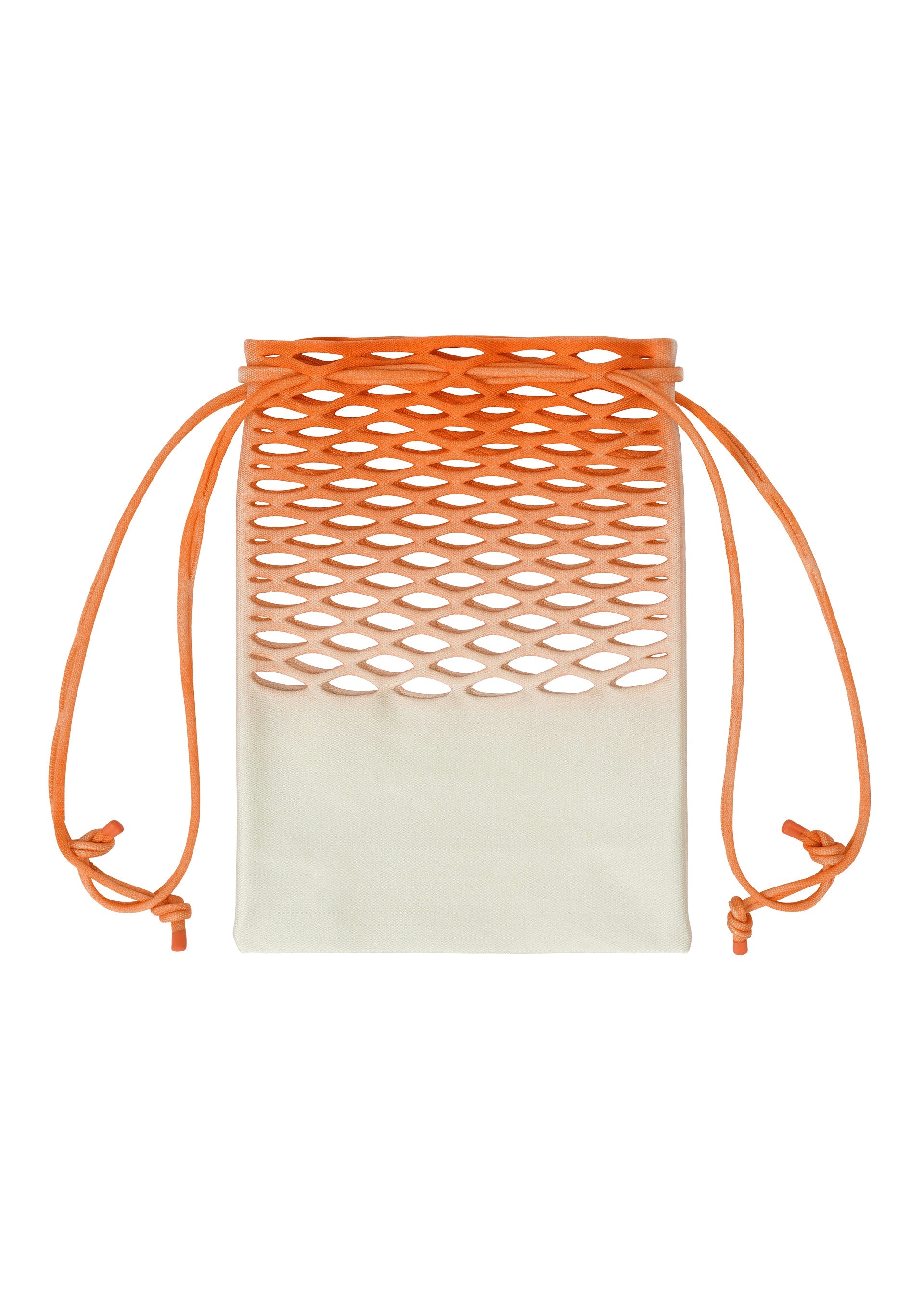 A detail shot of the GOOD GOODS ISSEY MIYAKE MOKKO NET GRADATION gg66ag37469os.