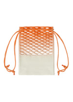 A detail shot of the GOOD GOODS ISSEY MIYAKE MOKKO NET GRADATION gg66ag37474os.