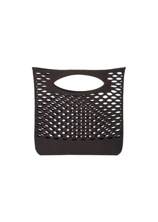 A product shot of the Good Goods Issey Miyake MOKKO BASKET in black x brown (17), recurring_style, restock.