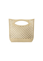 A product shot of the Good Goods Issey Miyake MOKKO BASKET in cream x dark beige (46), recurring_style, restock.