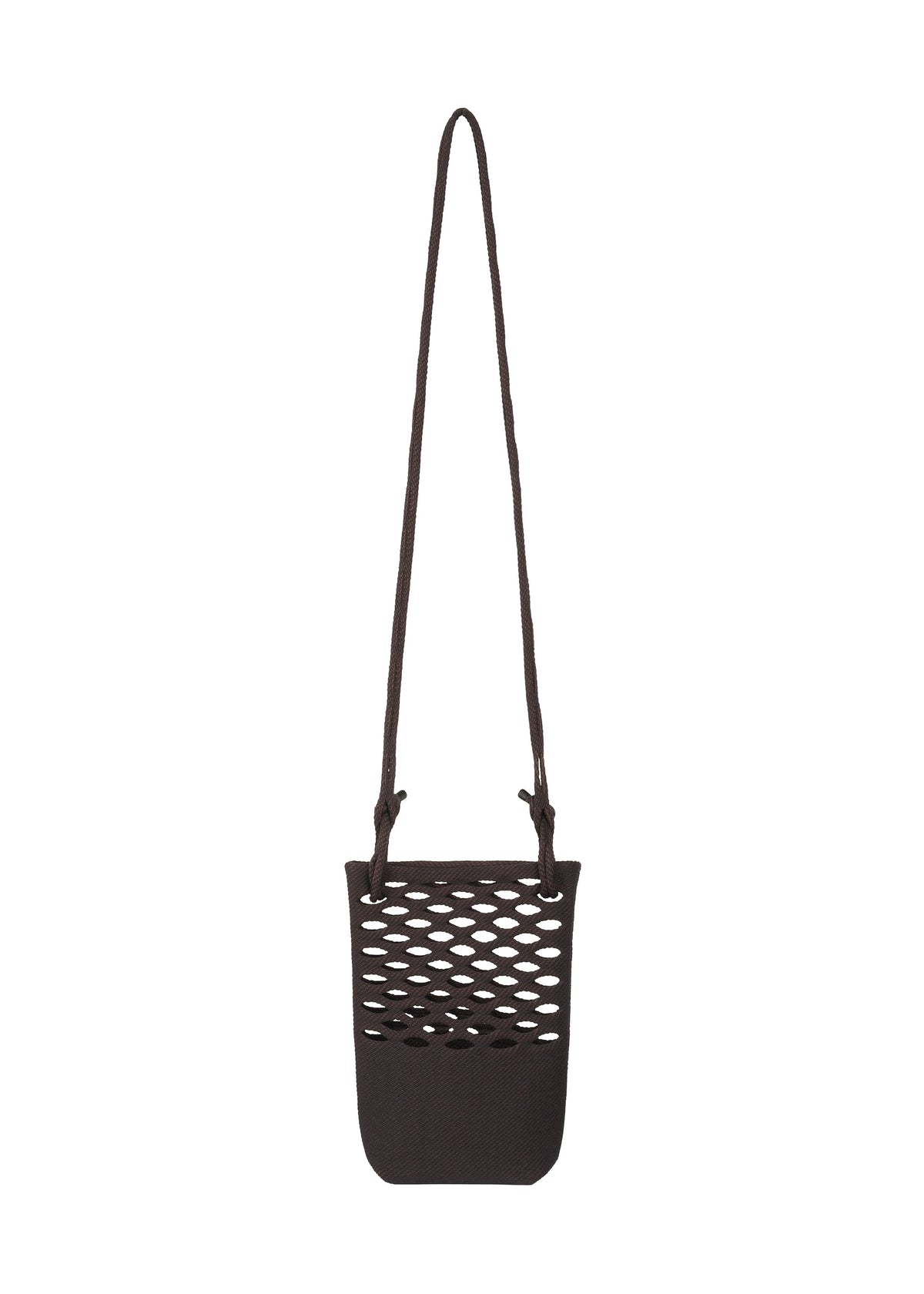 A product shot of the Good Goods Issey Miyake MOKKO BASKET in black x brown (17), recurring_style, restock.