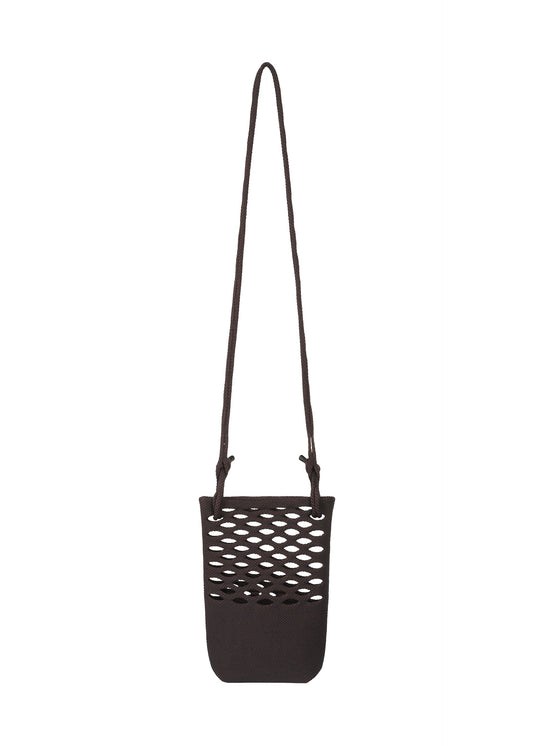 A product shot of the Good Goods Issey Miyake MOKKO BASKET in black x brown (17), recurring_style, restock.