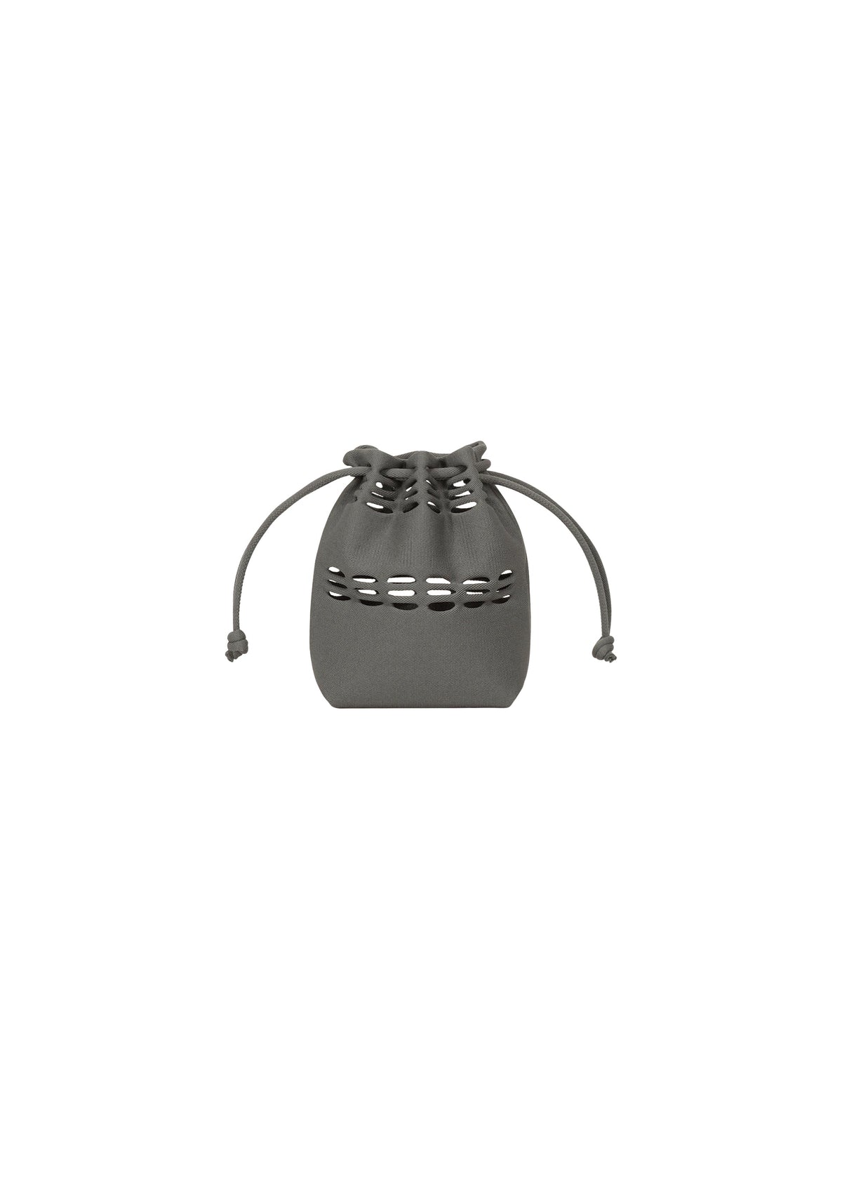 A detail shot of the GOOD GOODS ISSEY MIYAKE MOKKO POCKET BI-COLOR bag.