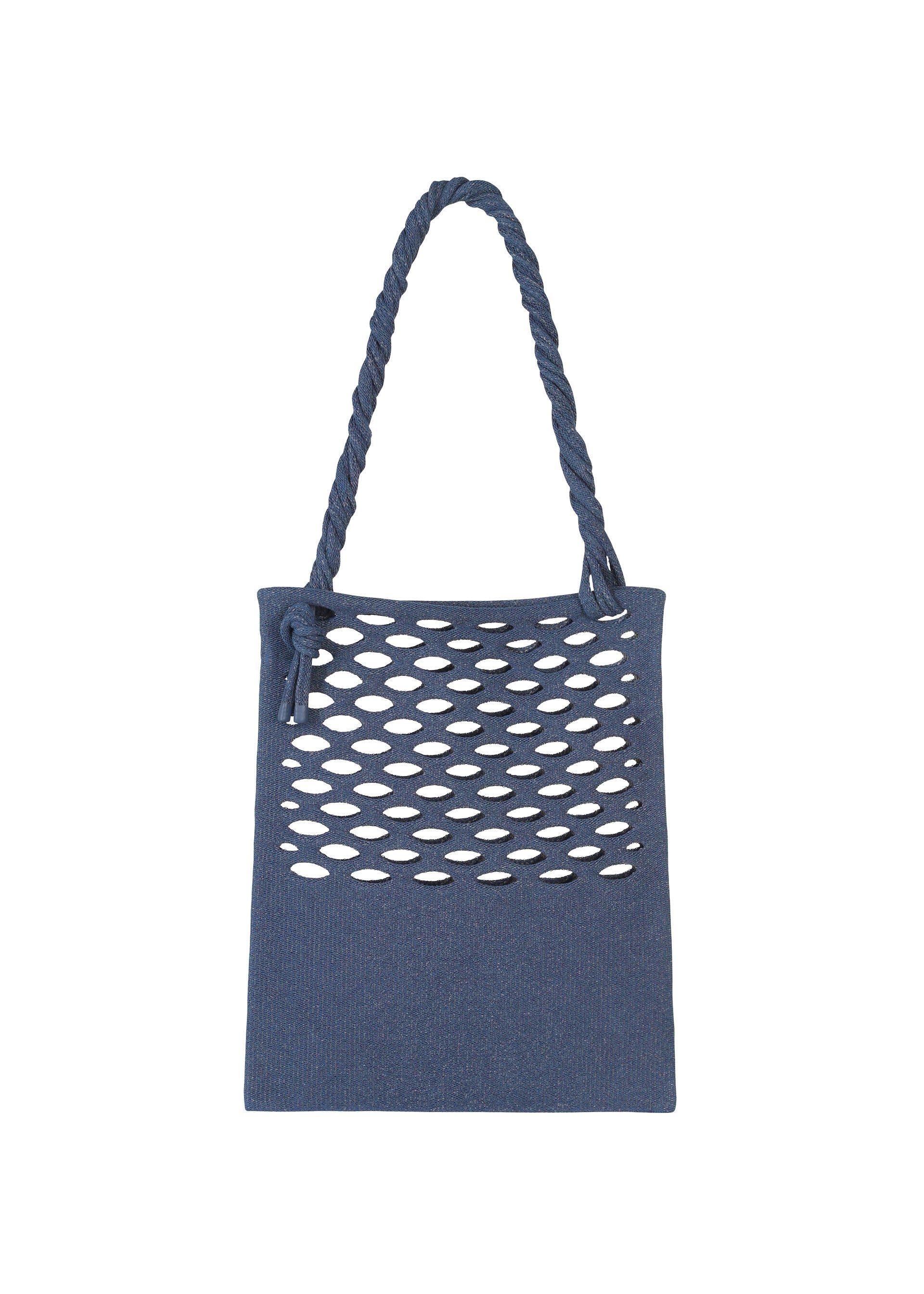 A detail shot of the GOOD GOODS ISSEY MIYAKE MOKKO WASHI bag.