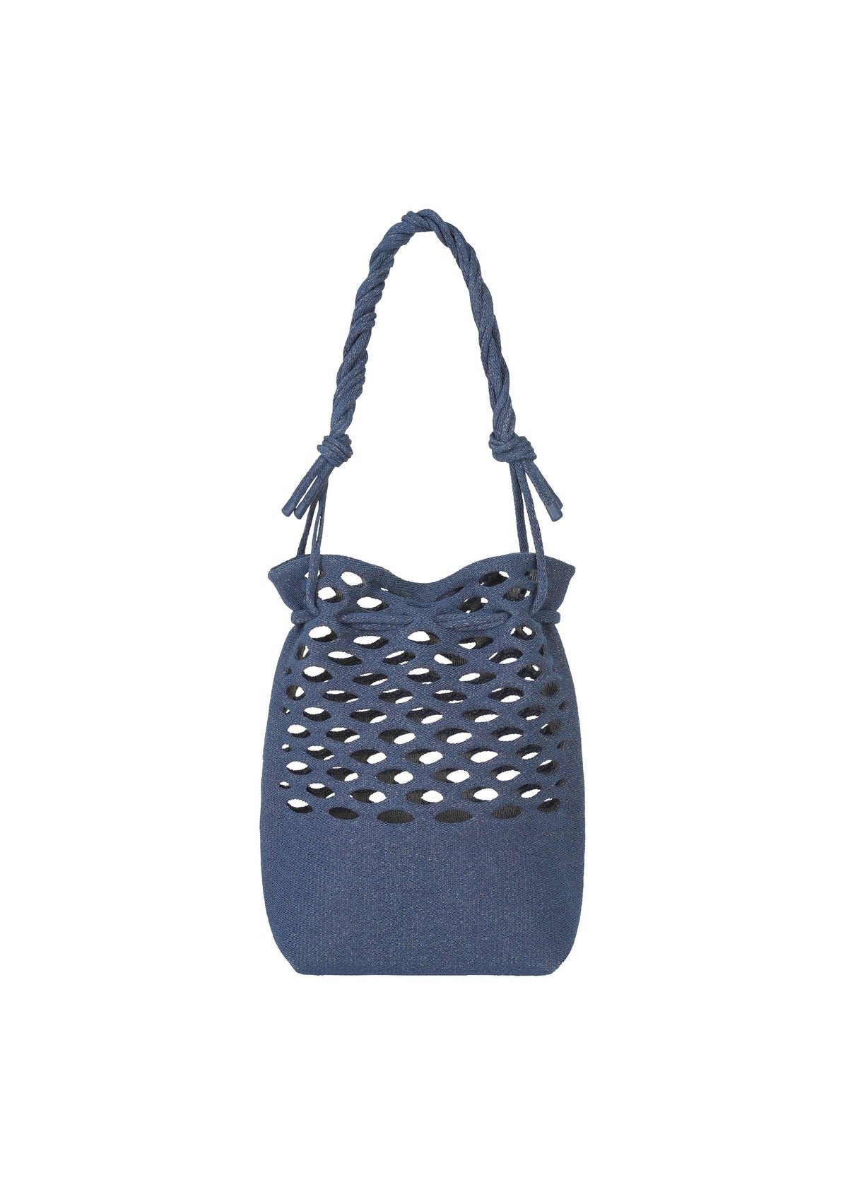 A detail shot of the GOOD GOODS ISSEY MIYAKE MOKKO WASHI bag.