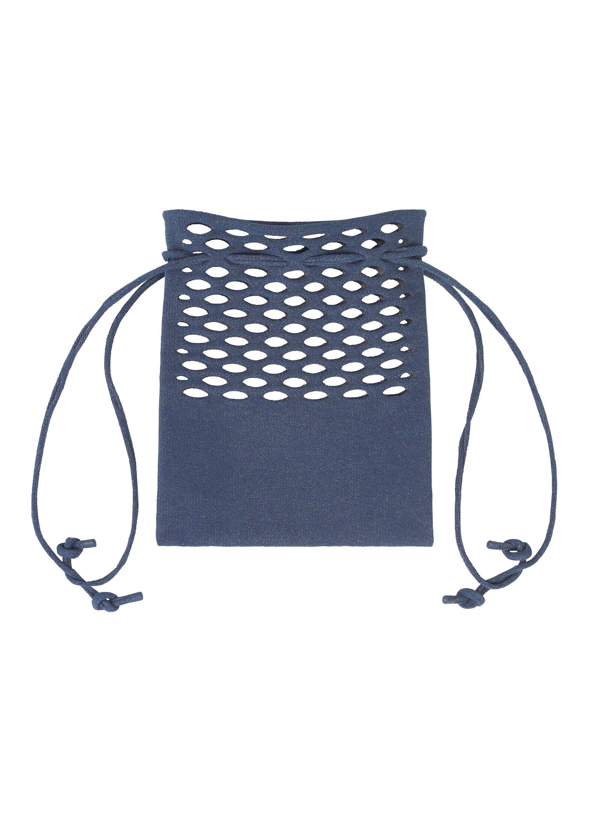 A detail shot of the GOOD GOODS ISSEY MIYAKE MOKKO WASHI bag.