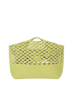 A detail shot of the GOOD GOODS ISSEY MIYAKE MOKKO WASHI bag.