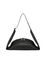 A product shot of the GOOD GOODS ISSEY MIYAKE LEAF bag in black.