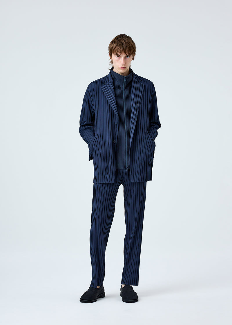 BOX PLEATS ENSEMBLE Jacket Navy