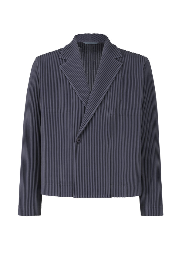 TAILORED PLEATS 2 Jacket Blue Charcoal