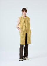 TAILORED PLEATS 1 Vest Mustard Yellow