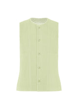 TAILORED PLEATS 1 Vest Light Jade Green