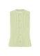 TAILORED PLEATS 1 Vest Light Jade Green