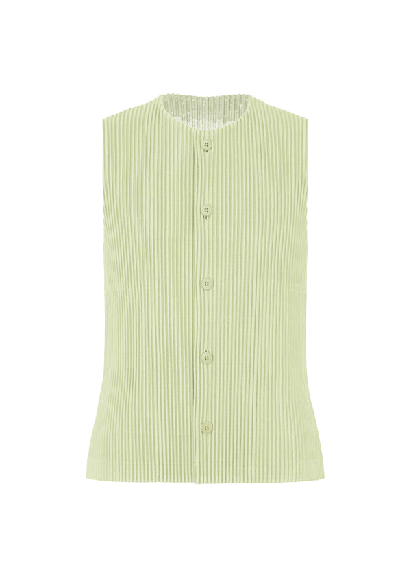 TAILORED PLEATS 1 Vest Light Jade Green