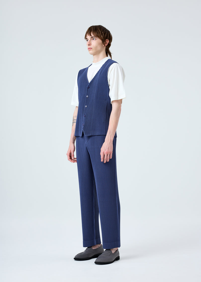 TAILORED PLEATS 2 Vest Light Blue