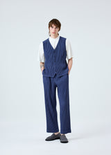 TAILORED PLEATS 2 Vest Light Blue